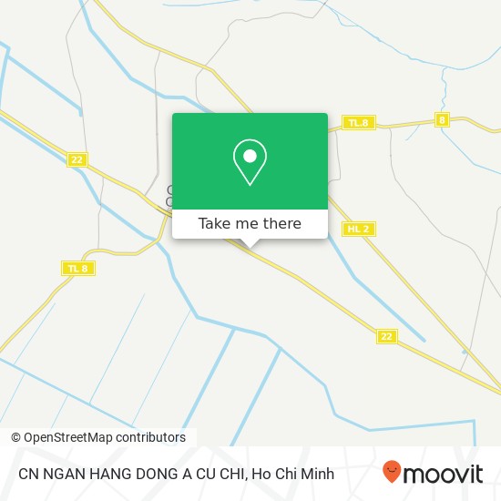 CN NGAN HANG DONG A CU CHI map