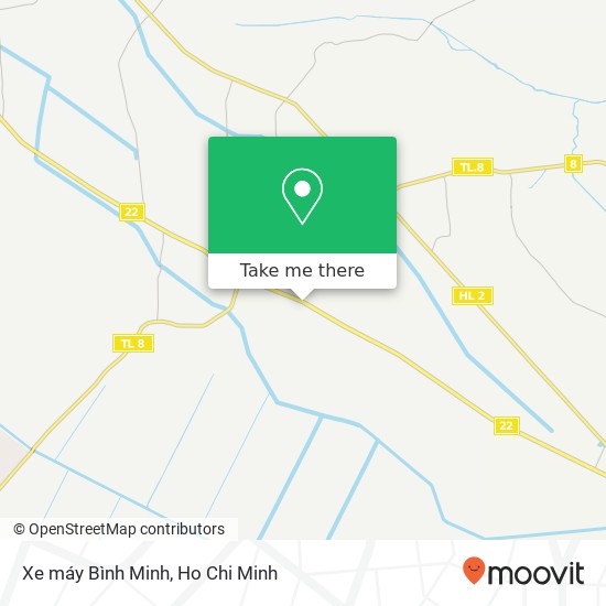 Xe máy Bình Minh map