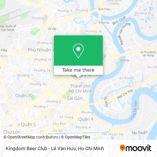 Kingdom Beer Club - Lê Văn Hưu map