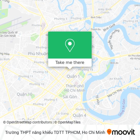 Trường THPT năng khiếu TDTT TPHCM map