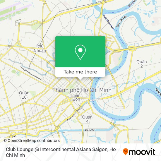 Club Lounge @ Intercontinental Asiana Saigon map