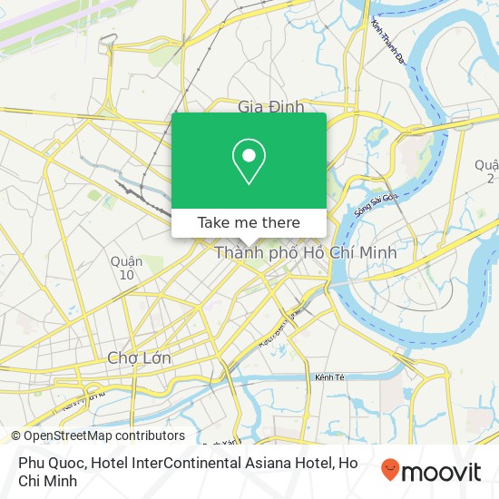 Phu Quoc, Hotel InterContinental Asiana Hotel map