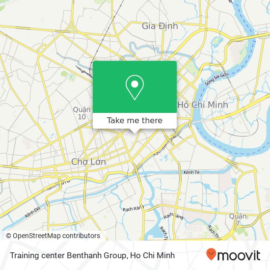Training center Benthanh Group map