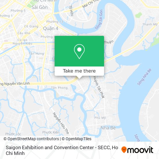 Saigon Exhibition and Convention Center - SECC map