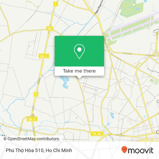 Phú Thọ Hòa 510 map