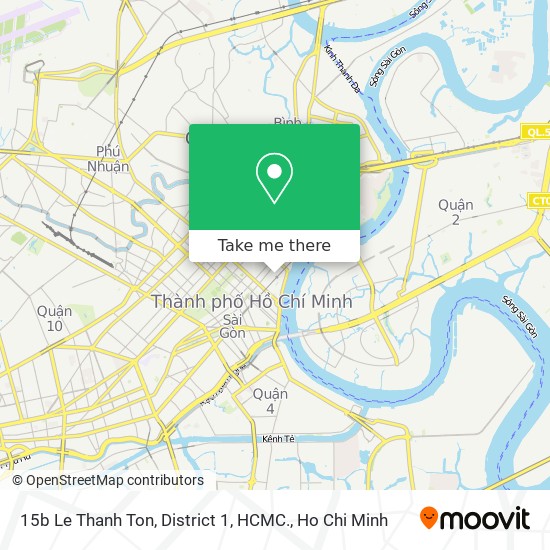 15b Le Thanh Ton, District 1, HCMC. map