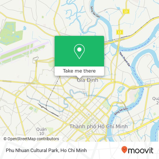 Phu Nhuan Cultural Park map