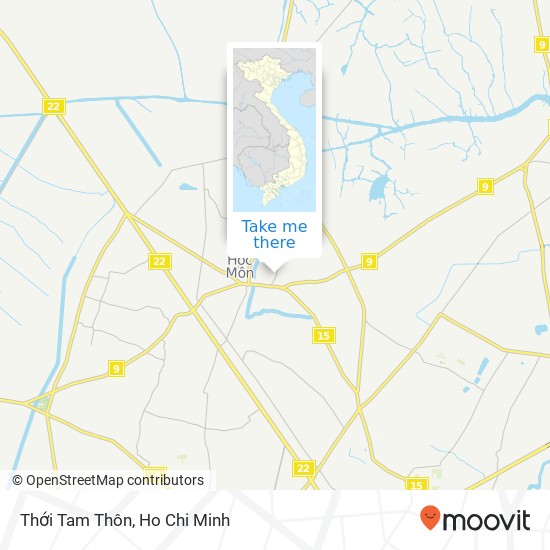 Thới Tam Thôn map