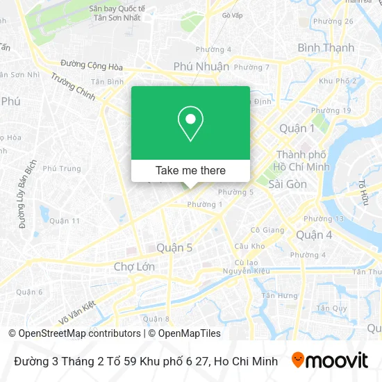 Đường 3 Tháng 2 Tổ 59 Khu phố 6 27 map