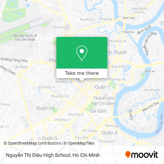 Nguyễn Thị Diệu High School map