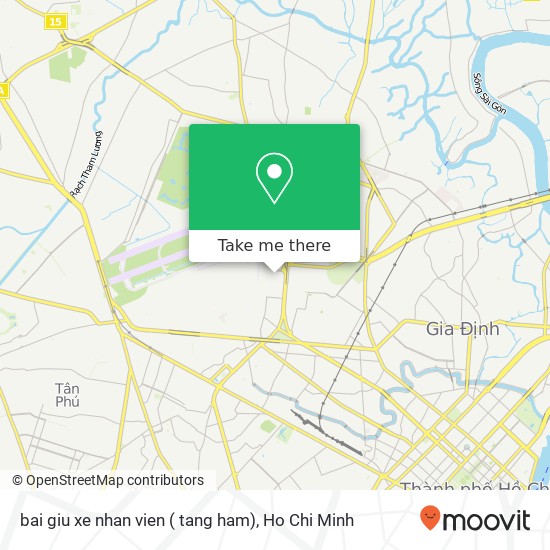 bai giu xe nhan vien ( tang ham) map