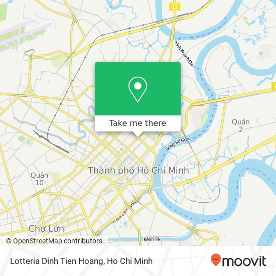 Lotteria Dinh Tien Hoang map
