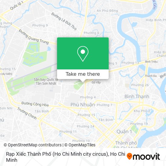 Rạp Xiếc Thành Phố (Ho Chi Minh city circus) map