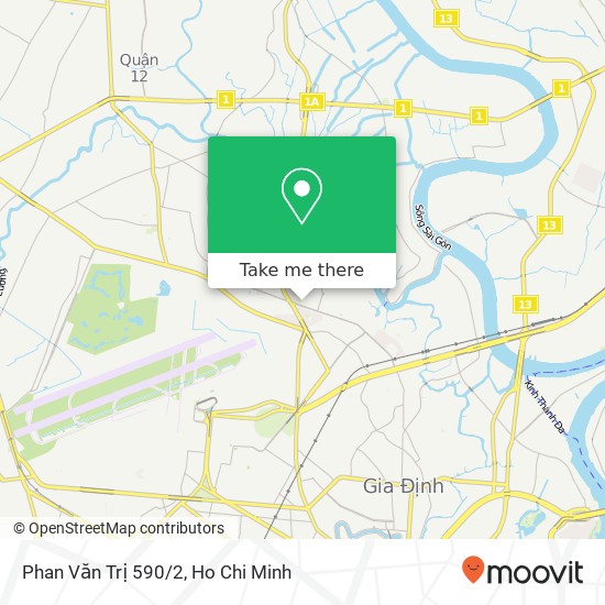 Phan Văn Trị 590/2 map
