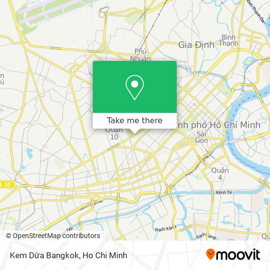 Kem Dừa Bangkok map