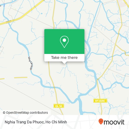 Nghia Trang Da Phuoc map