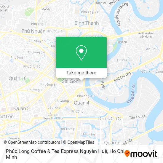 Phúc Long Coffee & Tea Express Nguyễn Huệ map