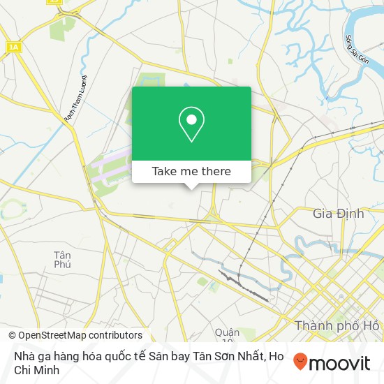 Nhà ga hàng hóa quốc tế Sân bay Tân Sơn Nhất map