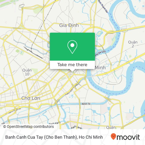 Banh Canh Cua Tay (Cho Ben Thanh) map