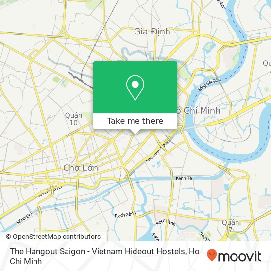 The Hangout Saigon - Vietnam Hideout Hostels map