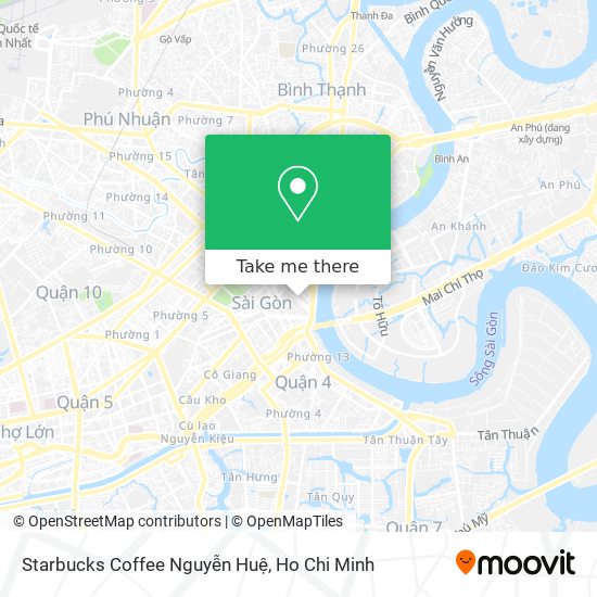 Starbucks Coffee Nguyễn Huệ map