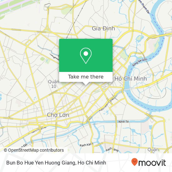 Bun Bo Hue Yen Huong Giang map