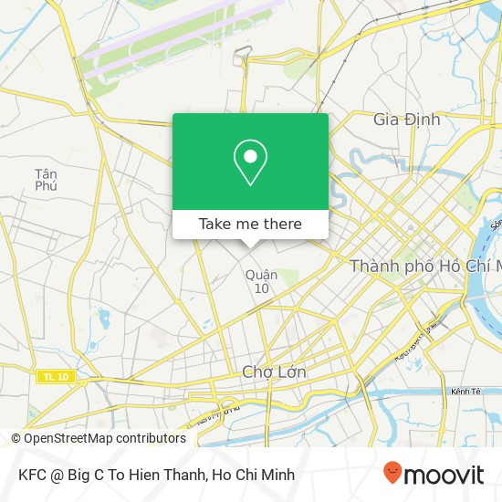 KFC @ Big C To Hien Thanh map