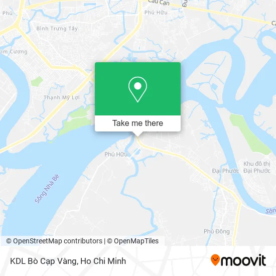 KDL Bò Cạp Vàng map