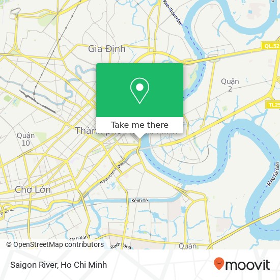 Saigon River map