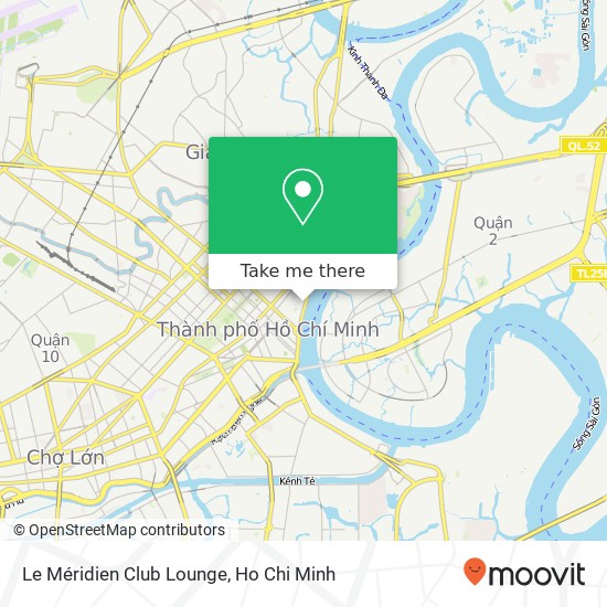 Le Méridien Club Lounge map
