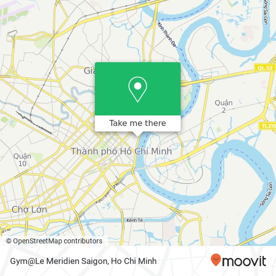 Gym@Le Meridien Saigon map