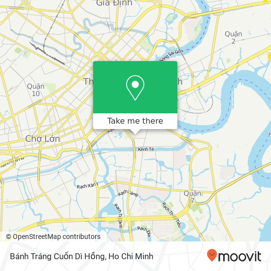 Bánh Tráng Cuốn Dì Hồng map