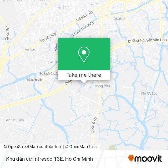 Khu dân cư Intresco 13E map