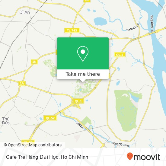 Cafe Tre | làng Đại Học map