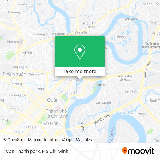 Văn Thánh park map