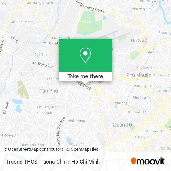 Truong THCS Truong Chinh map