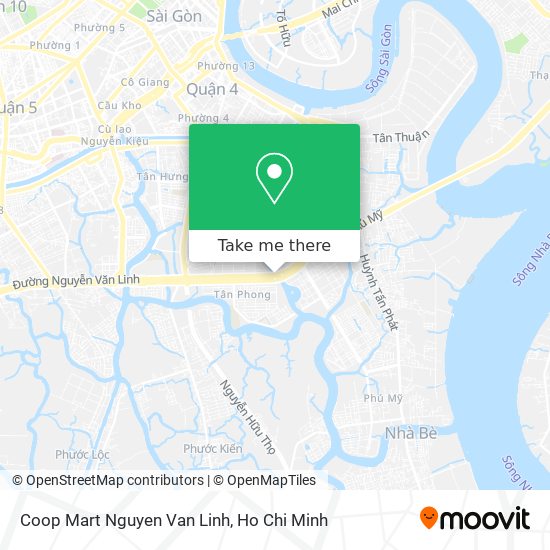 Coop Mart Nguyen Van Linh map