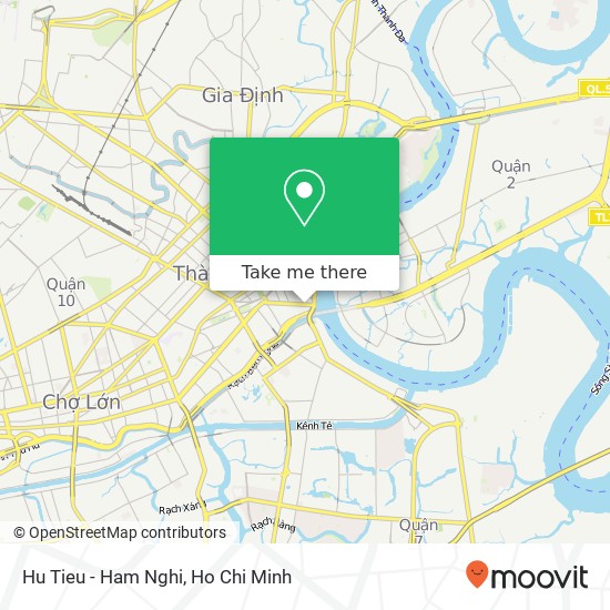 Hu Tieu - Ham Nghi map