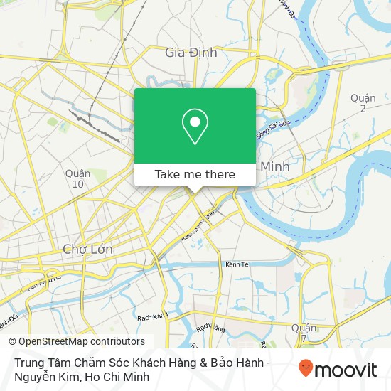 Trung Tâm Chăm Sóc Khách Hàng & Bảo Hành - Nguyễn Kim map