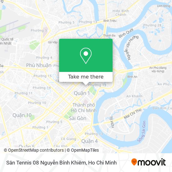 Sân Tennis 08 Nguyễn Bỉnh Khiêm map