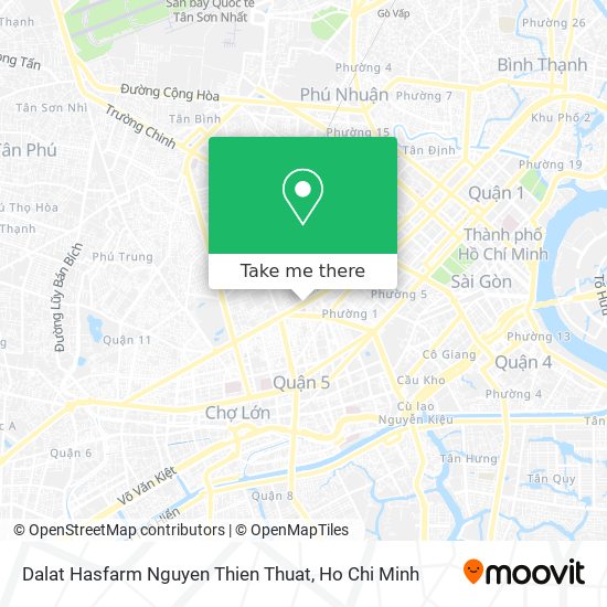 Dalat Hasfarm Nguyen Thien Thuat map