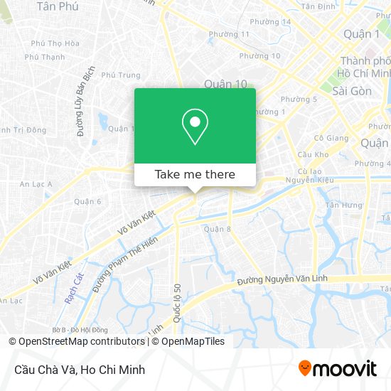 Cầu Chà Và map