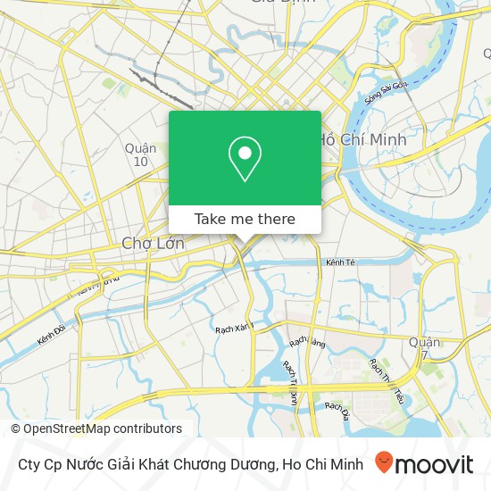 Cty Cp Nước Giải Khát Chương Dương map