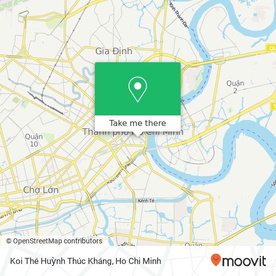 Koi Thé Huỳnh Thúc Kháng map