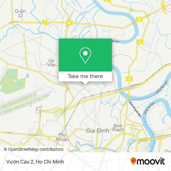 Vườn Cau 2 map