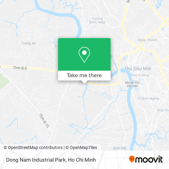 Dong Nam Industrial Park map