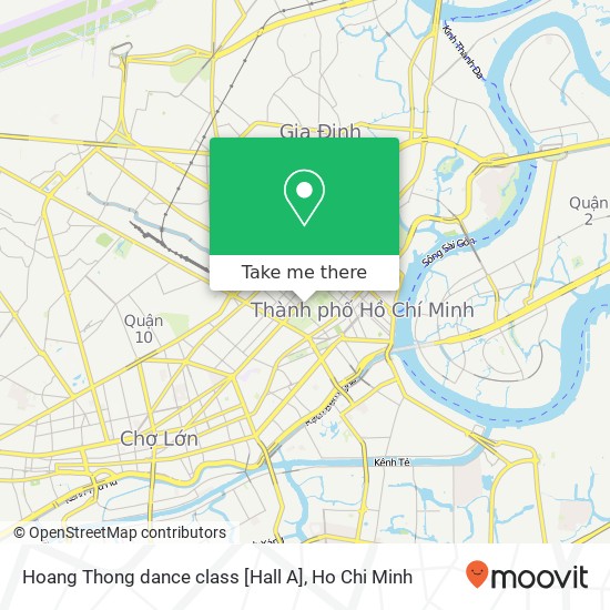 Hoang Thong dance class [Hall A] map