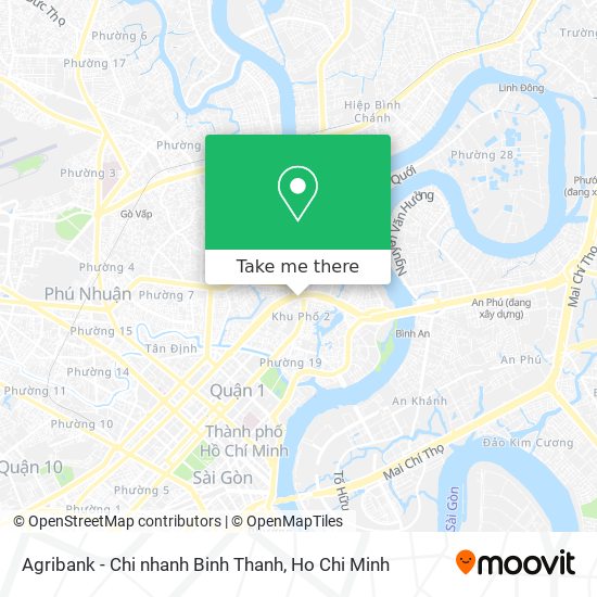 Agribank - Chi nhanh Binh Thanh map