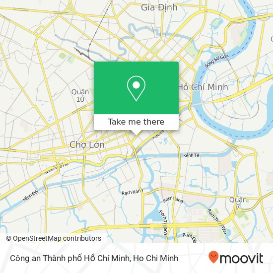 Công an Thành phố Hồ Chí Minh map
