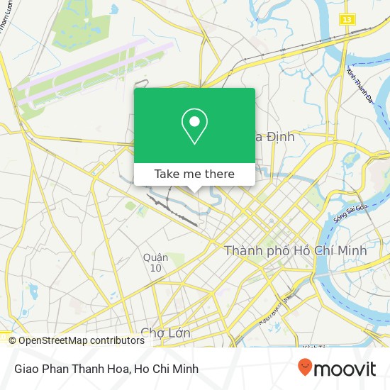 Giao Phan Thanh Hoa map